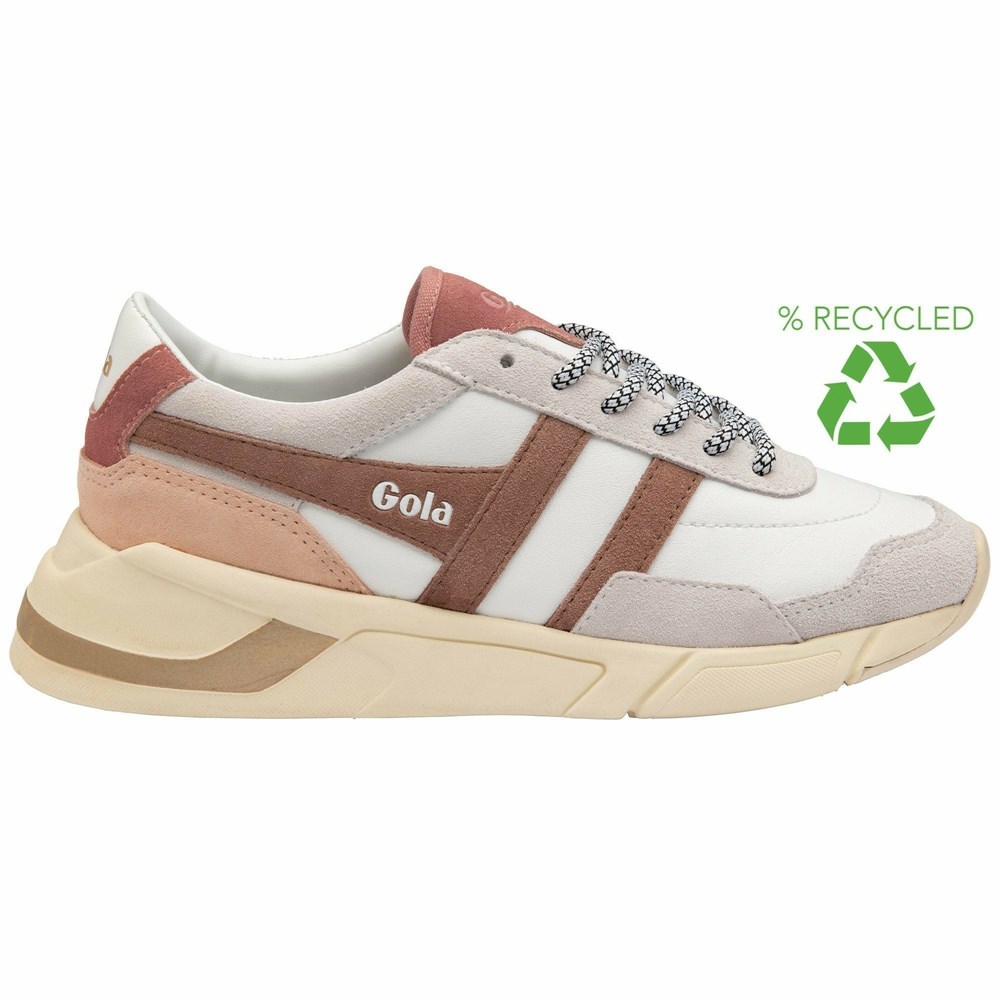 Gola Classics Eclipse Pure Women Sneakers White / Rose | ILXOZP342