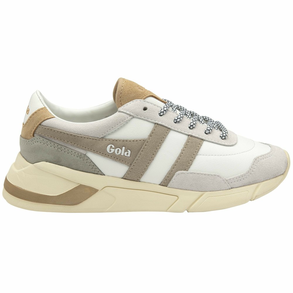 Gola Classics Eclipse Pure Women Sneakers White / Grey | TQFWRU925