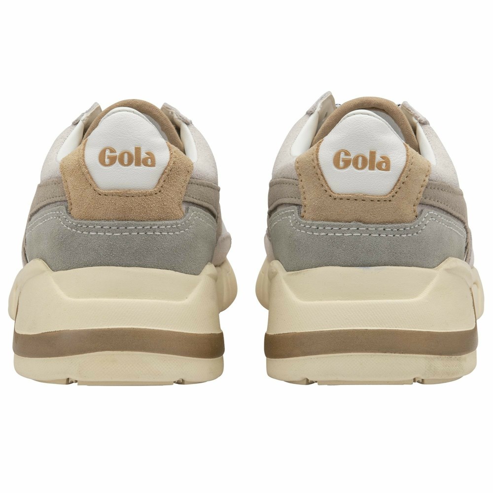 Gola Classics Eclipse Pure Women Sneakers White / Grey | TQFWRU925