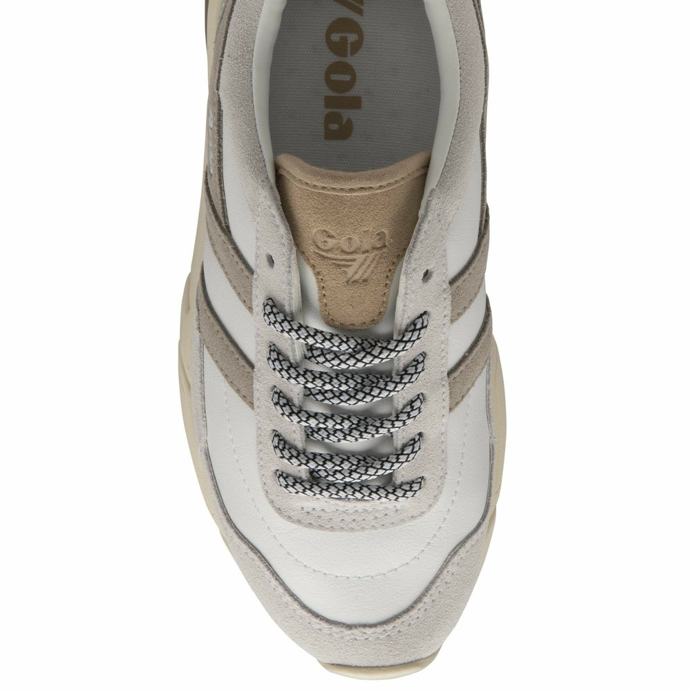 Gola Classics Eclipse Pure Women Sneakers White / Grey | TQFWRU925