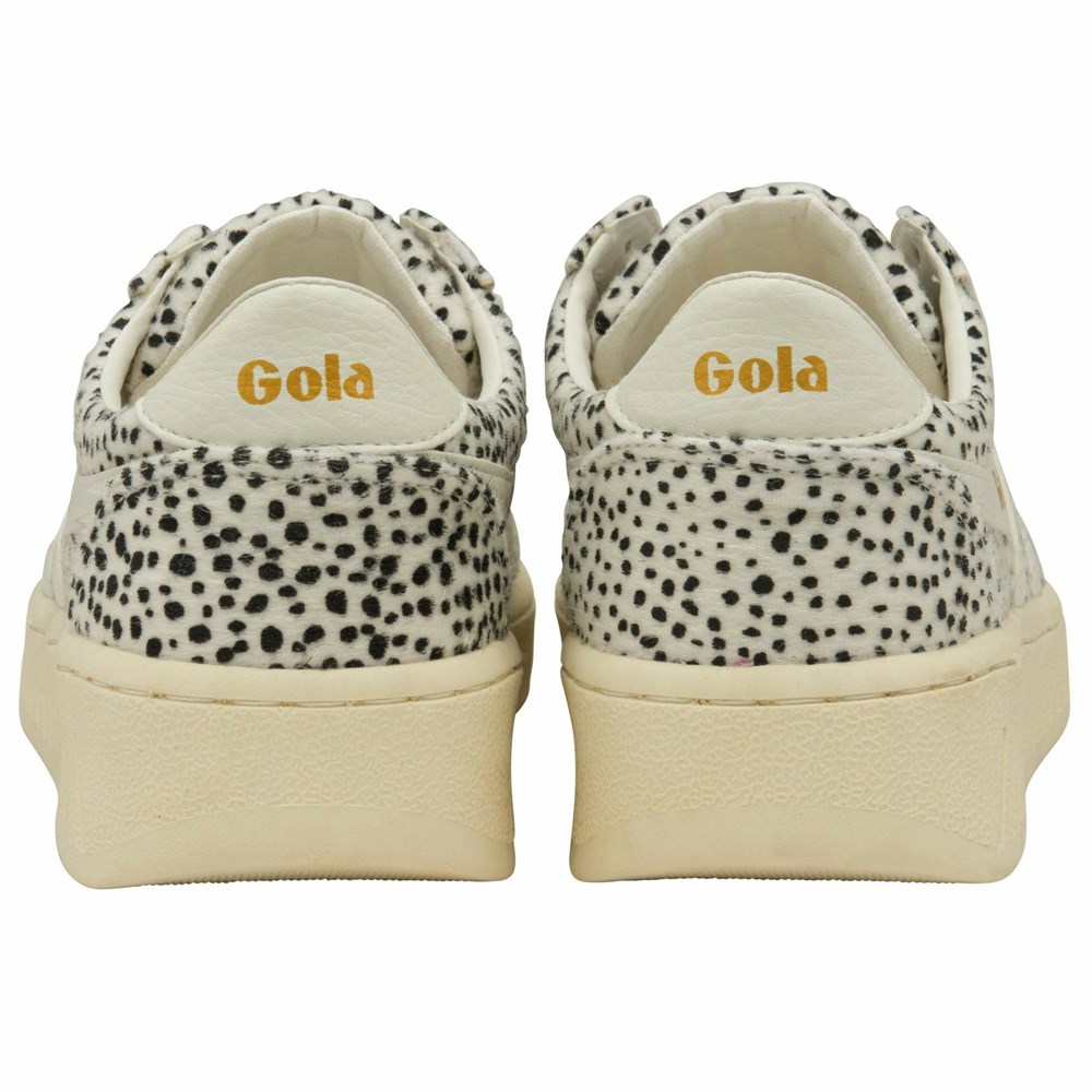 Gola Classics Grandslam Cheetah Women Sneakers White | SIYBGU602