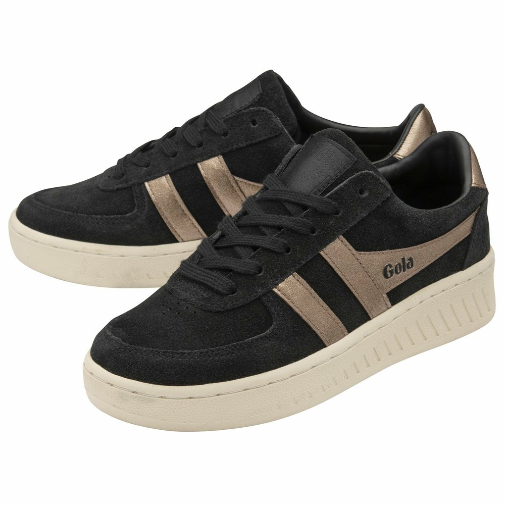 Gola Classics Grandslam Flame Women Sneakers Black / Copper | YBPRGM457