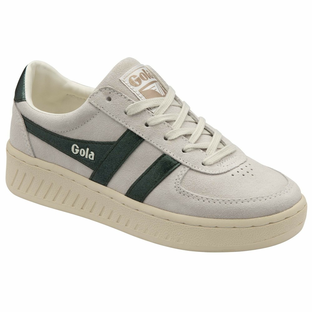 Gola Classics Grandslam Flame Women Sneakers White / Dark Green | GFJCTL427