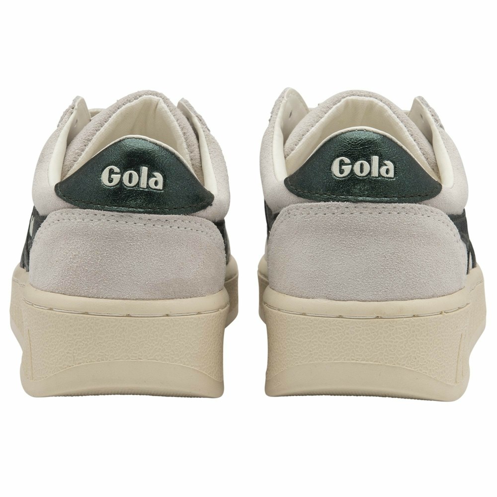 Gola Classics Grandslam Flame Women Sneakers White / Dark Green | GFJCTL427