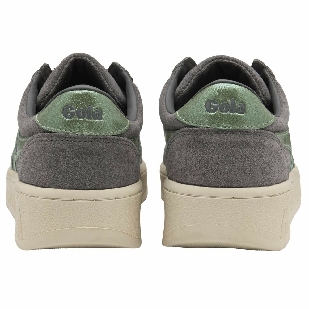 Gola Classics Grandslam Flame Women Sneakers Grey / Light Green | GDRPCS186