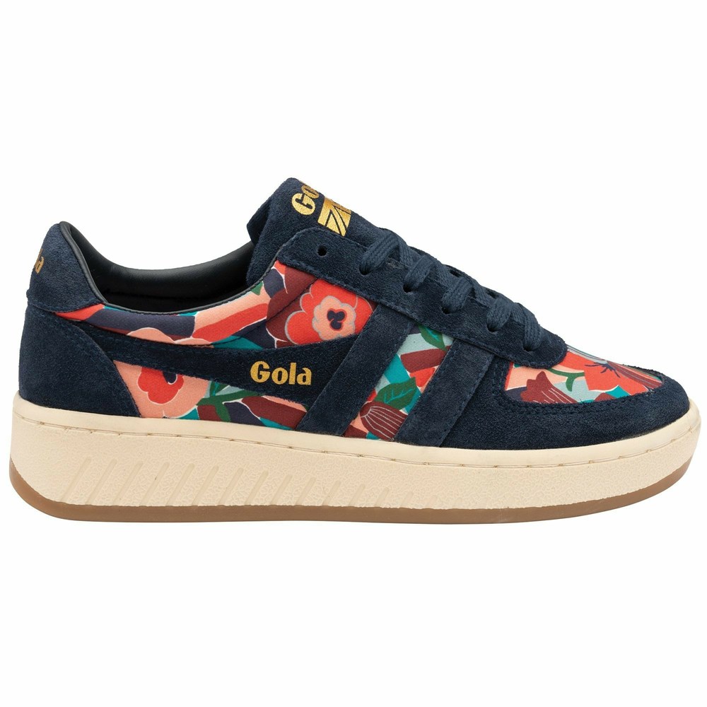 Gola Classics Grandslam LBTY BL Women Sneakers Navy / Multicolor | TAWQZY375