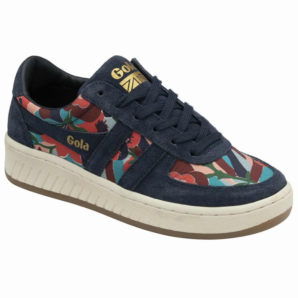 Gola Classics Grandslam LBTY BL Women Sneakers Navy / Multicolor | TAWQZY375