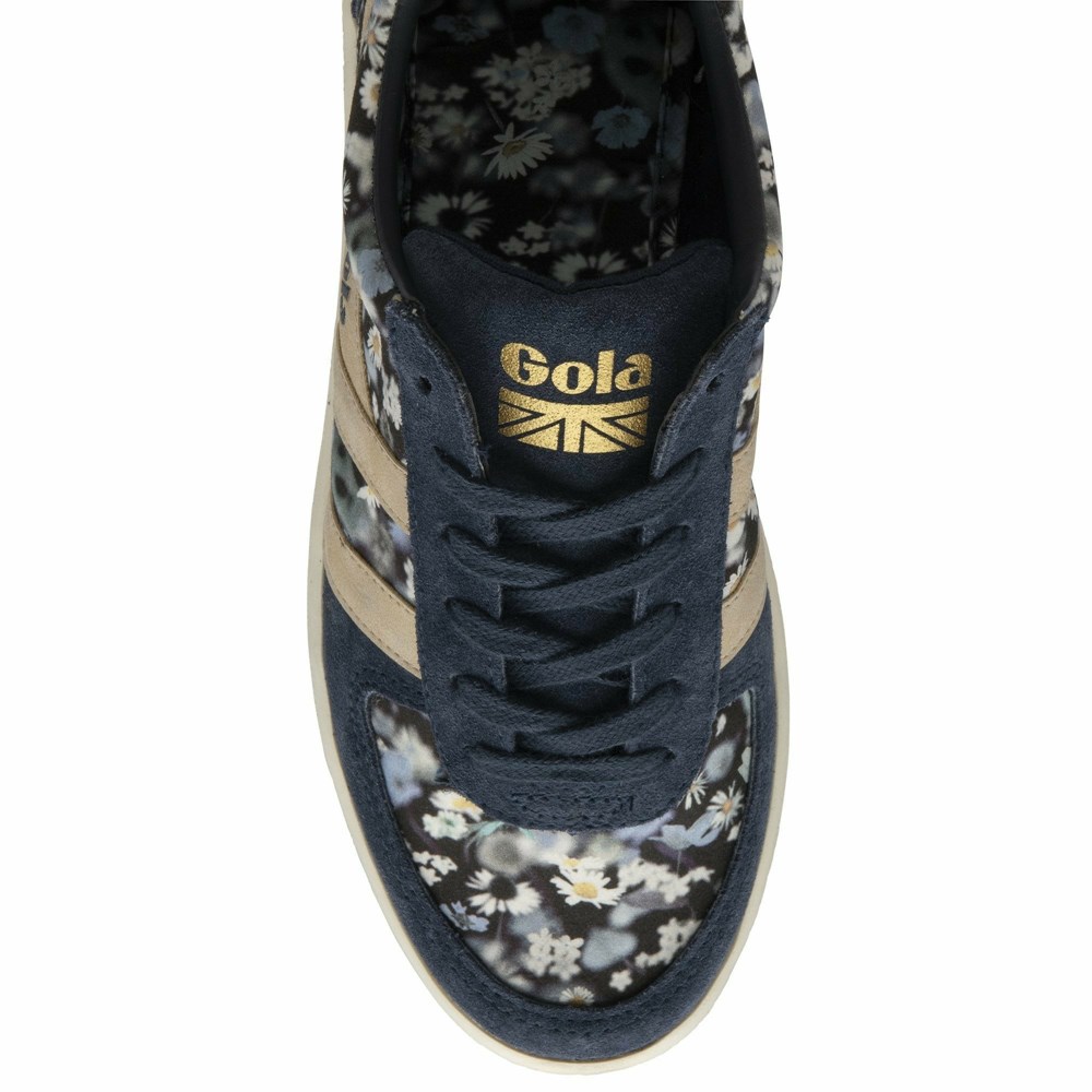 Gola Classics Grandslam LBTY BR Women Sneakers Navy / Gold / Multicolor | GDPVFS748