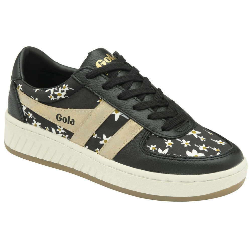 Gola Classics Grandslam LBTY SN Women Sneakers Black / Gold / Multicolor | ADPJXU491