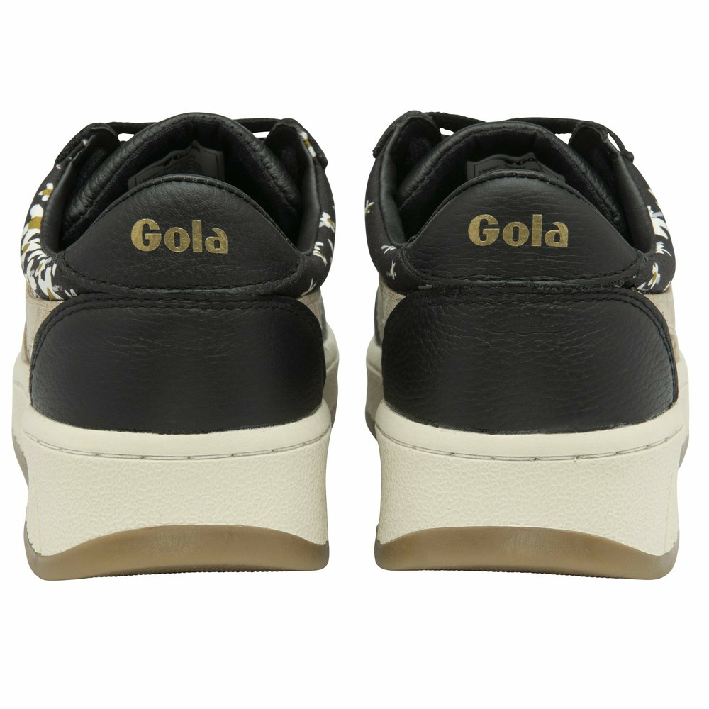 Gola Classics Grandslam LBTY SN Women Sneakers Black / Gold / Multicolor | ADPJXU491