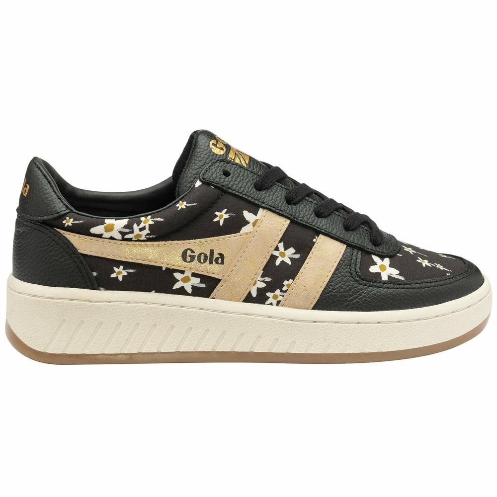 Gola Classics Grandslam LBTY SN Women Sneakers Black / Gold / Multicolor | ADPJXU491