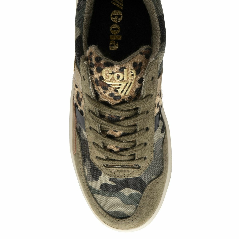 Gola Classics Grandslam Mode Women Sneakers Camo / Leopard / Multicolor | QOLBYI157