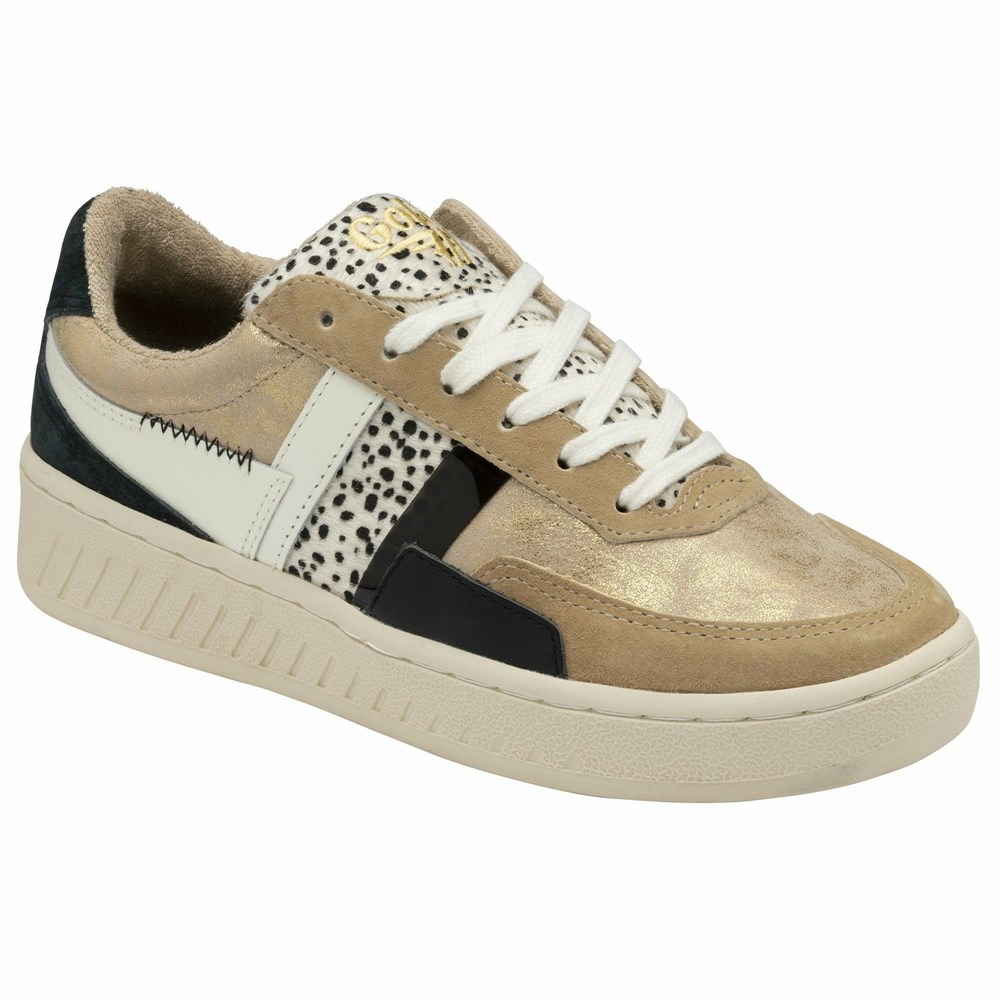 Gola Classics Grandslam Mode Women Sneakers Gold / Multicolor | SUTYGK378