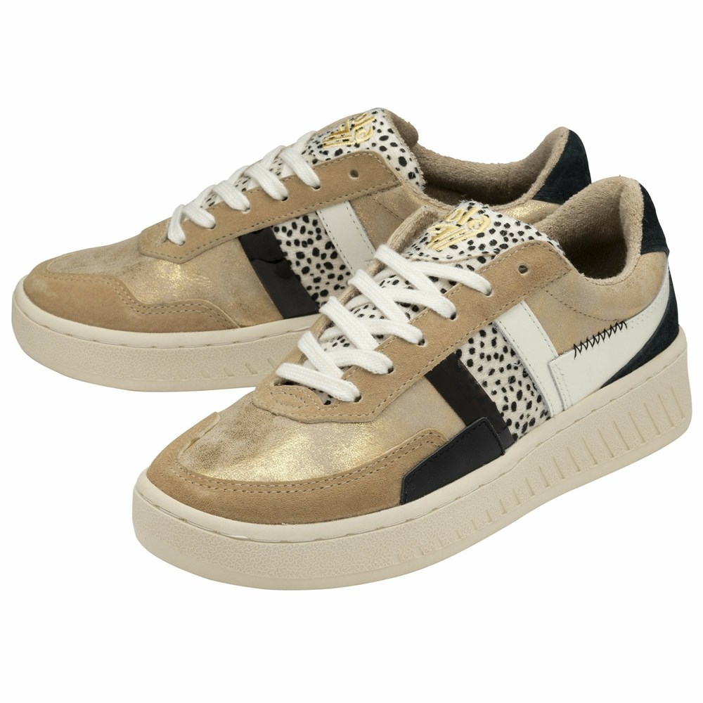 Gola Classics Grandslam Mode Women Sneakers Gold / Multicolor | SUTYGK378