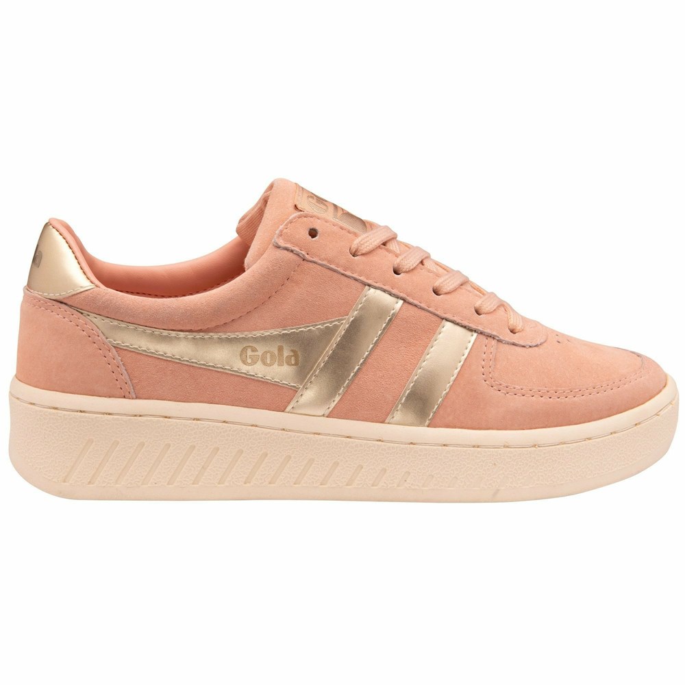 Gola Classics Grandslam Pearl Women Sneakers Pink | WGFROA980