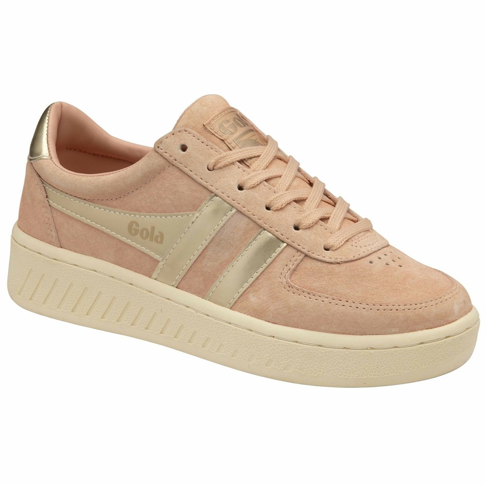 Gola Classics Grandslam Pearl Women Sneakers Pink | WGFROA980