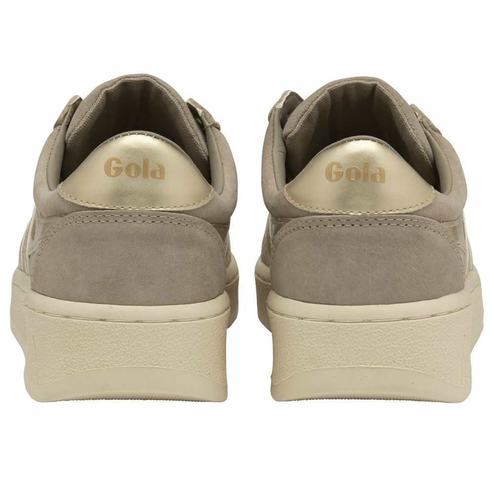 Gola Classics Grandslam Pearl Women Sneakers Grey | MAYJCN148