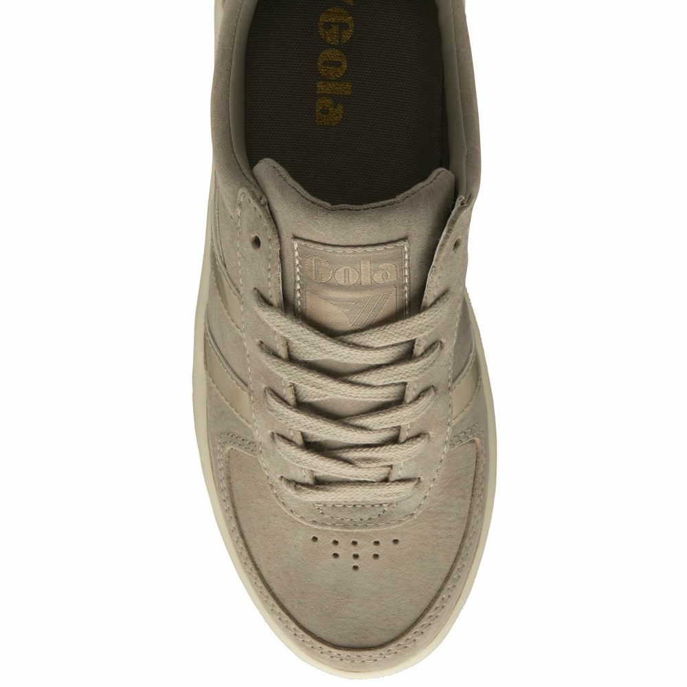 Gola Classics Grandslam Pearl Women Sneakers Grey | MAYJCN148