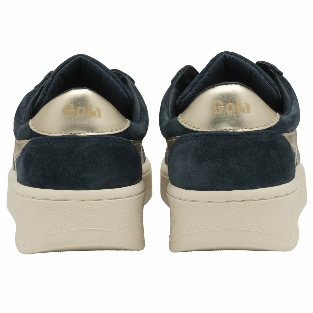 Gola Classics Grandslam Pearl Women Sneakers Navy | UWBVNG130