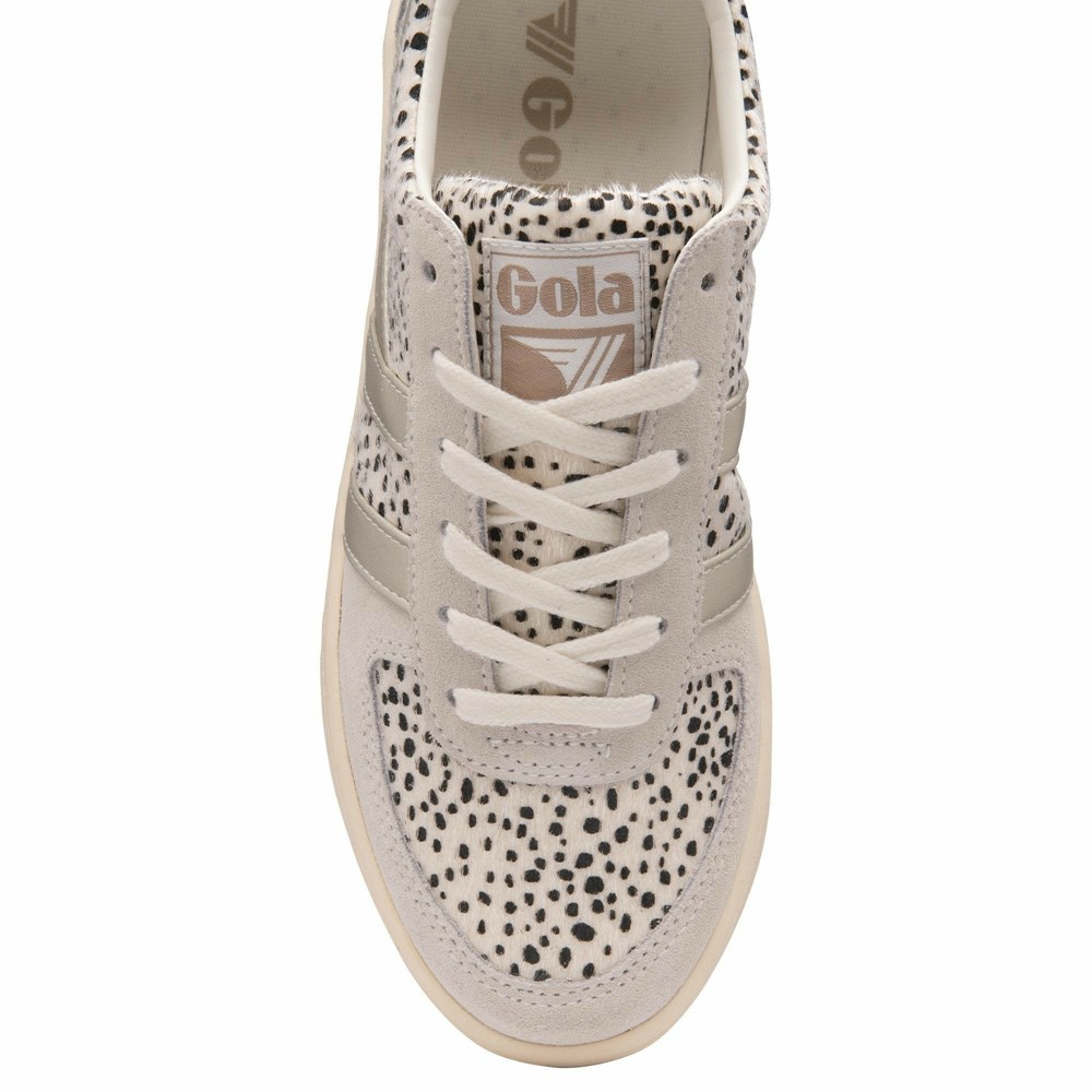 Gola Classics Grandslam Savanna Women Sneakers White / Gold | HUBWNO138