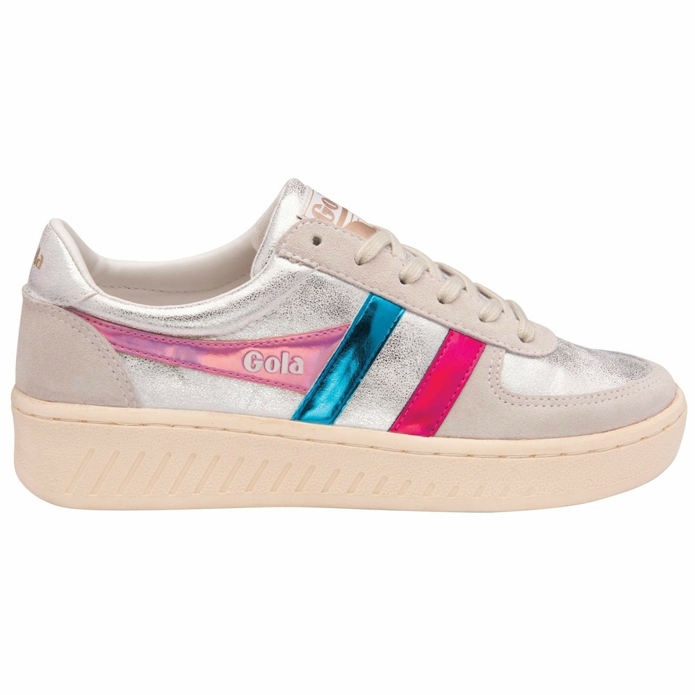 Gola Classics Grandslam Shimmer Flare Women Sneakers White / Multicolor | MTFCOV402