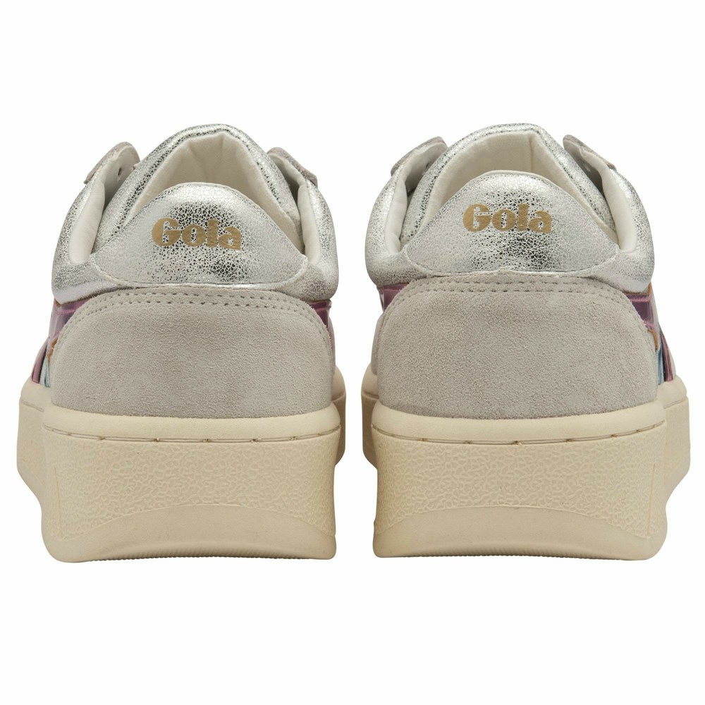 Gola Classics Grandslam Shimmer Flare Women Sneakers White / Multicolor | MTFCOV402