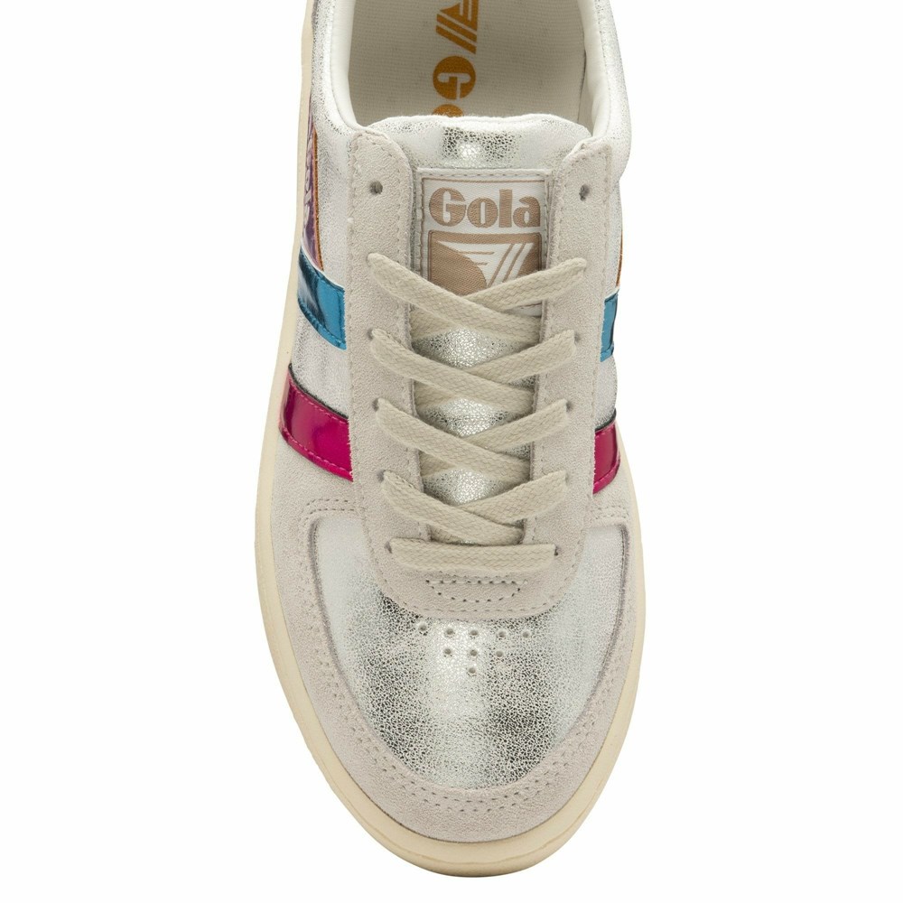 Gola Classics Grandslam Shimmer Flare Women Sneakers White / Multicolor | MTFCOV402