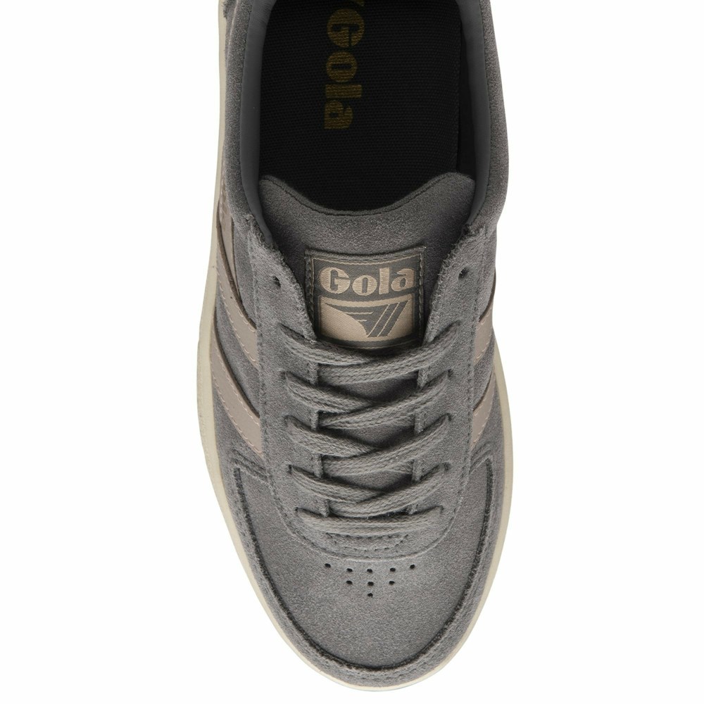 Gola Classics Grandslam Suede Women Sneakers Grey | PVOTGY853