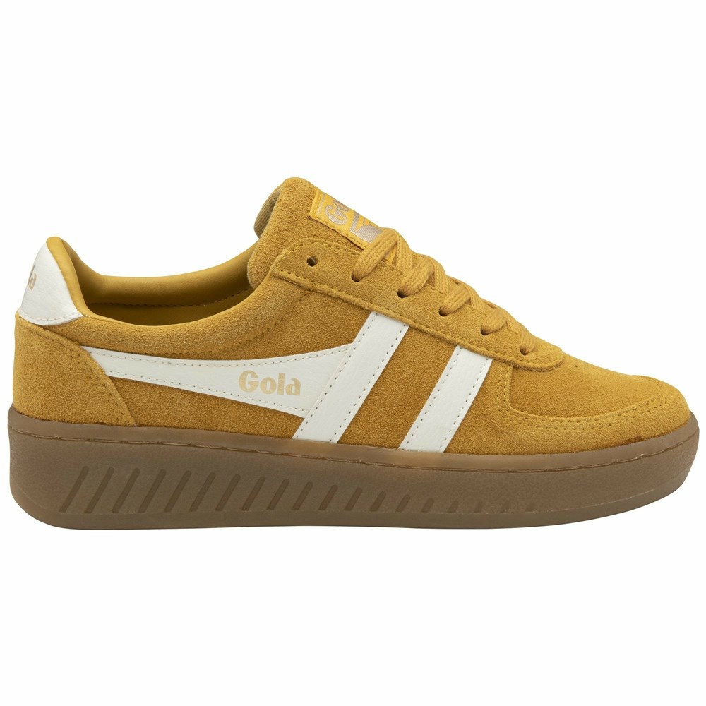 Gola Classics Grandslam Suede Women Sneakers Orange / White | NCOLYA589