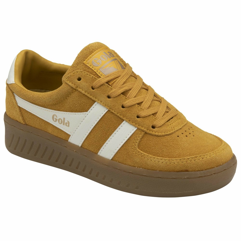 Gola Classics Grandslam Suede Women Sneakers Orange / White | NCOLYA589