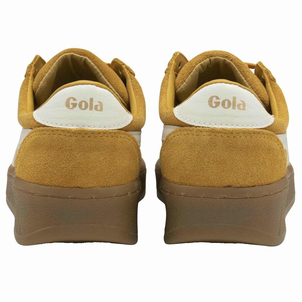 Gola Classics Grandslam Suede Women Sneakers Orange / White | NCOLYA589