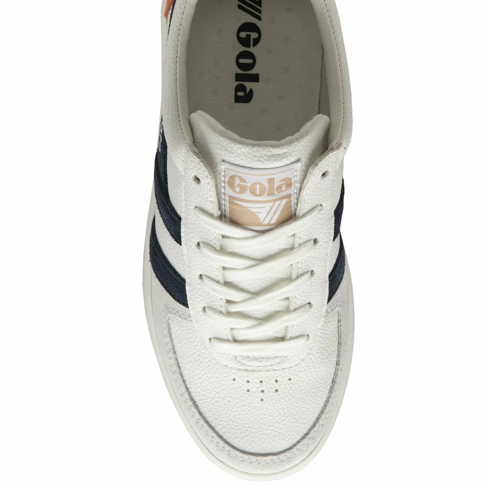 Gola Classics Grandslam Trident Women Sneakers White / Navy | UYIOMF207