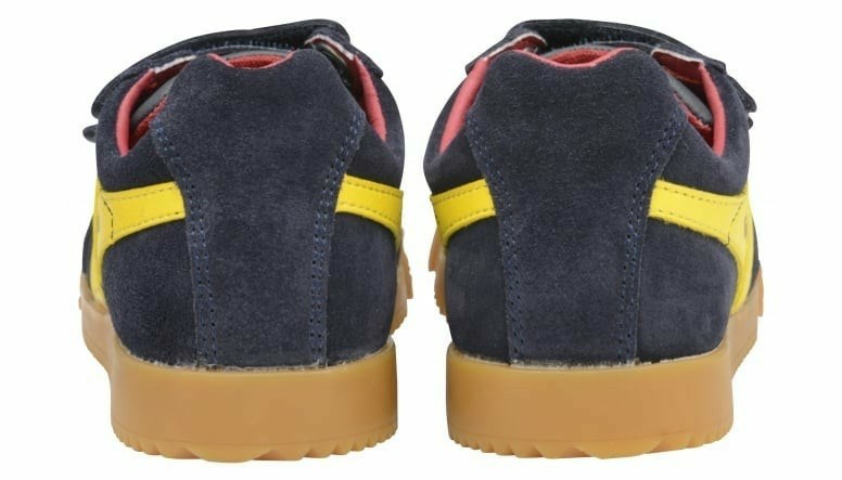 Gola Classics Harrier Strap Kids' Sneakers Navy / Orange / Red | HKLVXY967