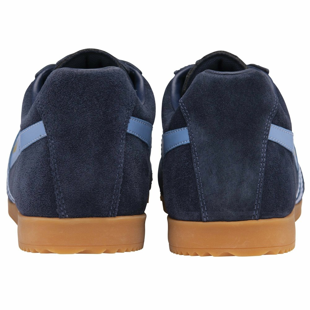 Gola Classics Harrier Suede Men Sneakers Navy / Blue | FJUCKD812