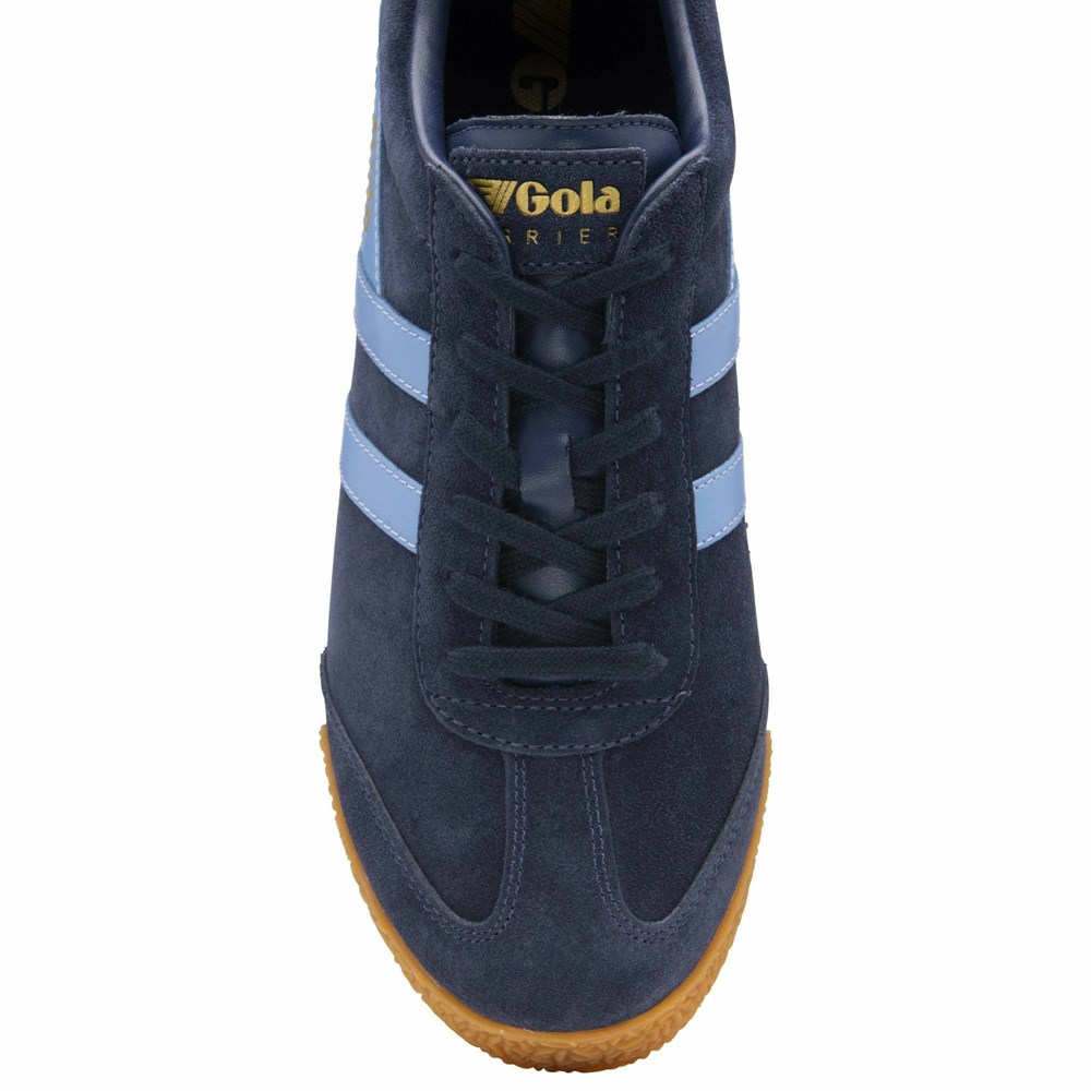 Gola Classics Harrier Suede Men Sneakers Navy / Blue | FJUCKD812