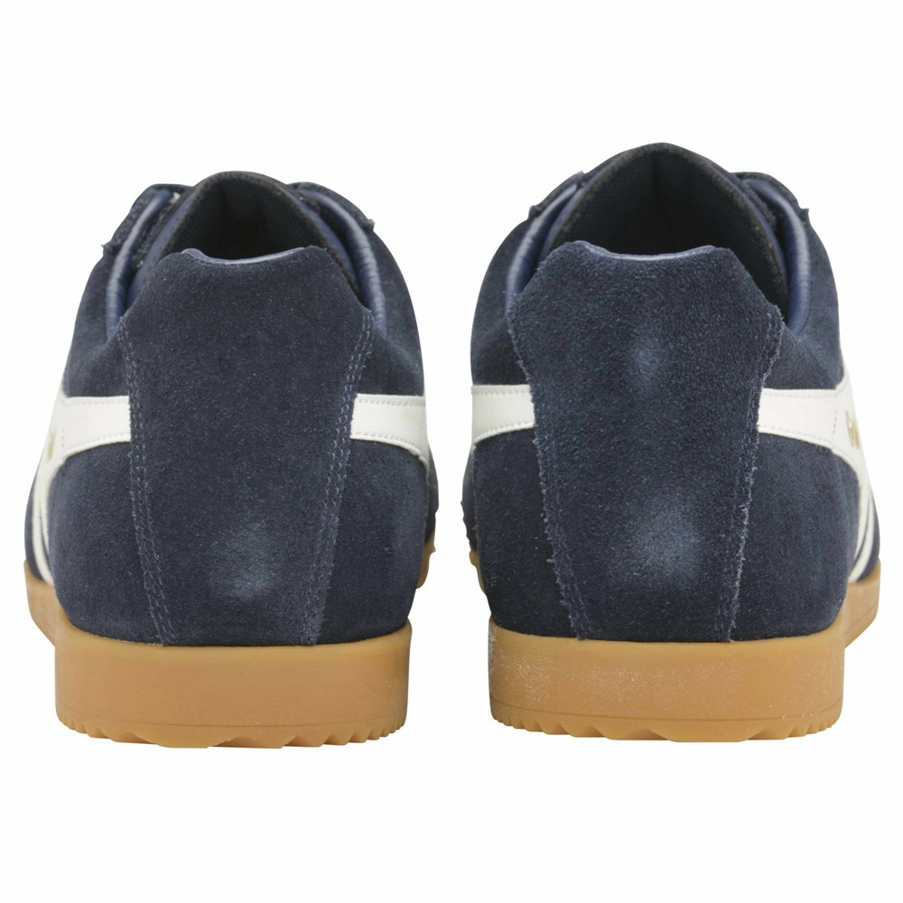 Gola Classics Harrier Suede Men Sneakers Navy / White | KMGCSQ024