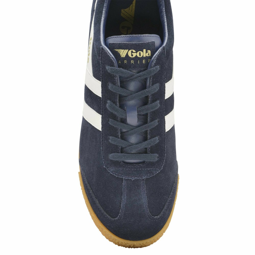 Gola Classics Harrier Suede Men Sneakers Navy / White | KMGCSQ024