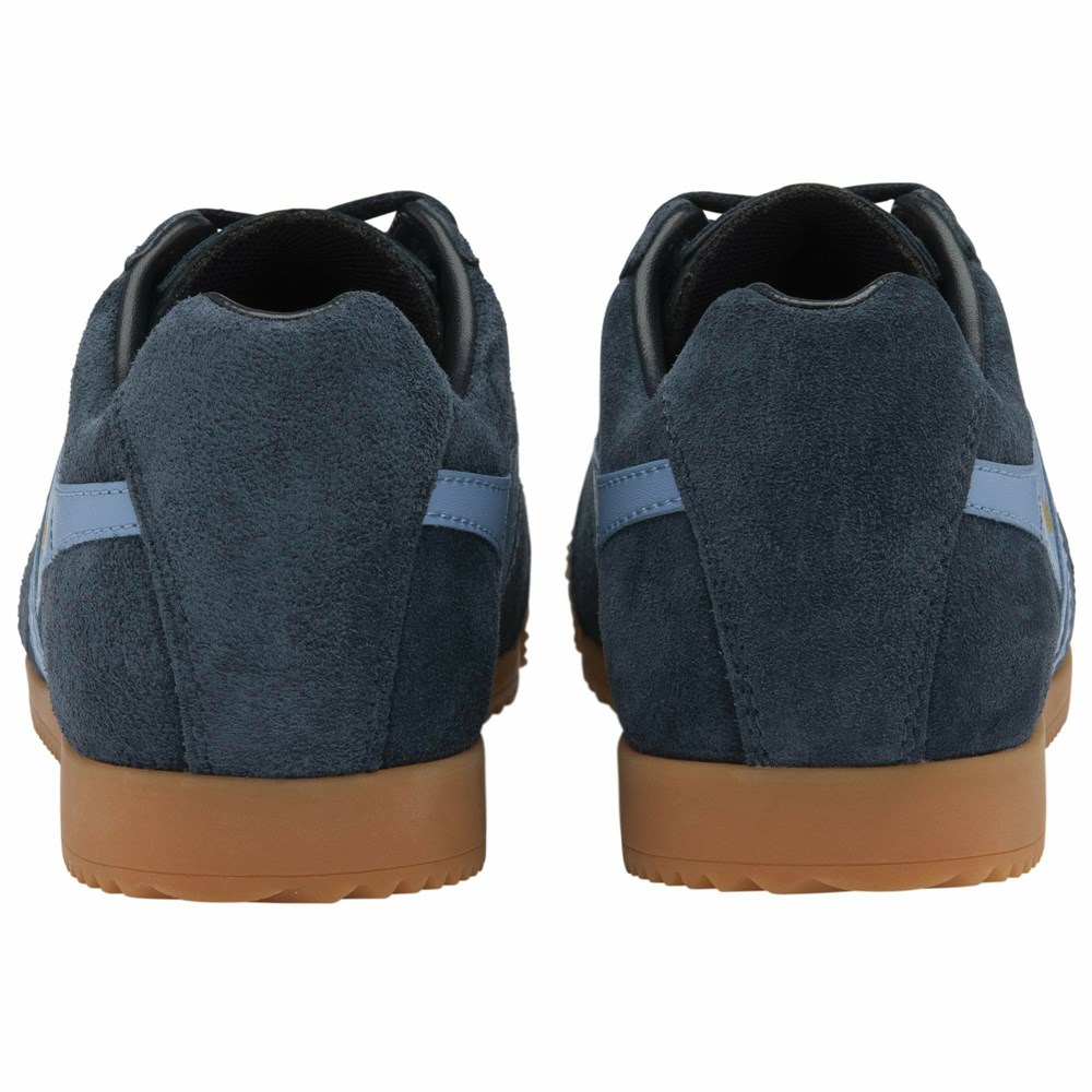 Gola Classics Harrier Suede Women Sneakers Navy / Blue | ZXNRYK865