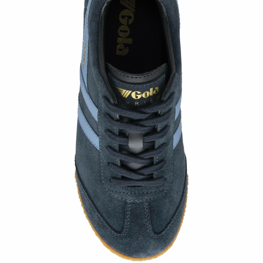 Gola Classics Harrier Suede Women Sneakers Navy / Blue | ZXNRYK865