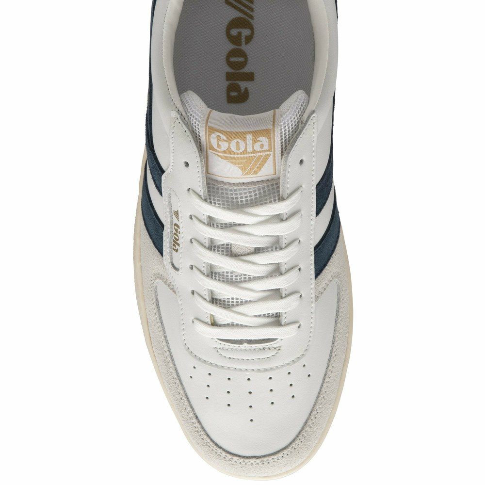 Gola Classics Hawk Men Sneakers White / Blue | OYEPWG892