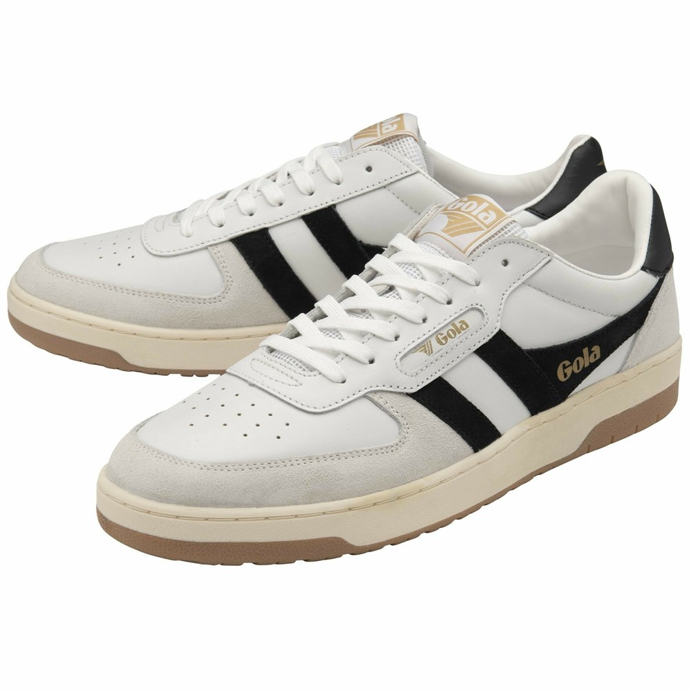 Gola Classics Hawk Men Sneakers White / Black | ZCSIMX594