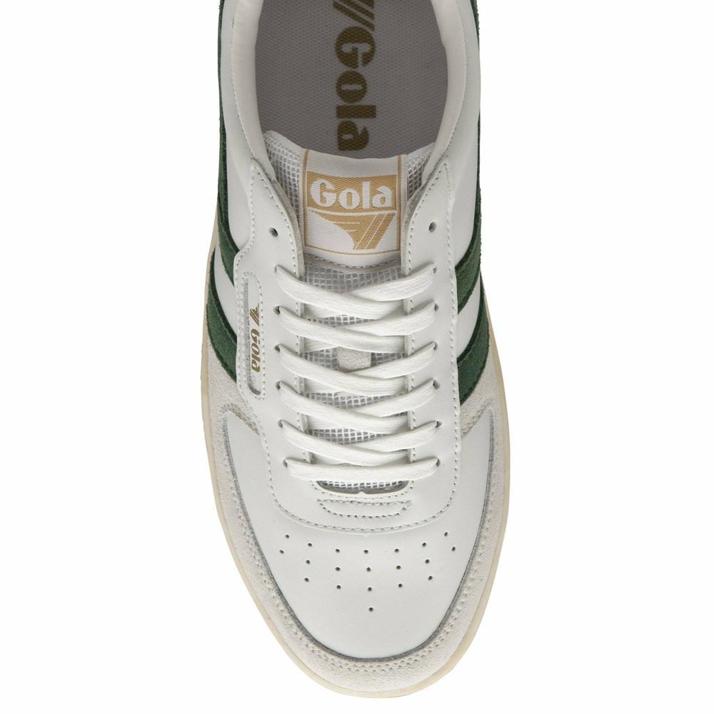 Gola Classics Hawk Men Sneakers White / Dark Green | EQNIAG970