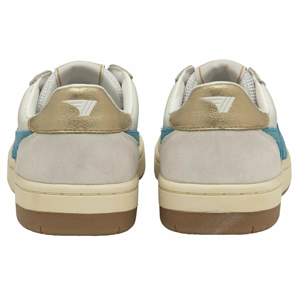 Gola Classics Hawk Women Sneakers White / Gold | JEDMGZ892