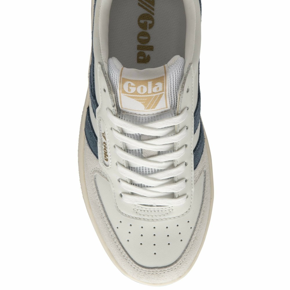 Gola Classics Hawk Women Sneakers White / Gold | ILRPHJ498