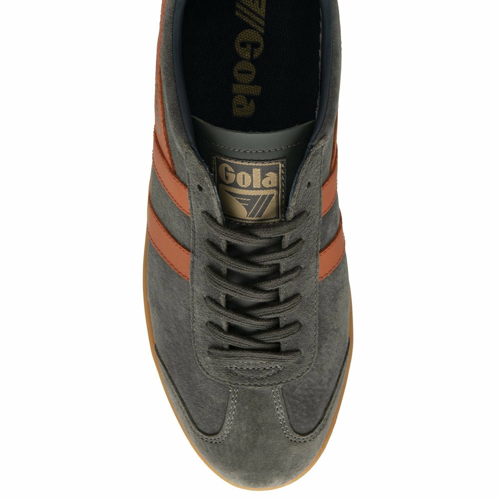 Gola Classics Hurricane Suede Men Sneakers Orange / Navy | NBUYTV483