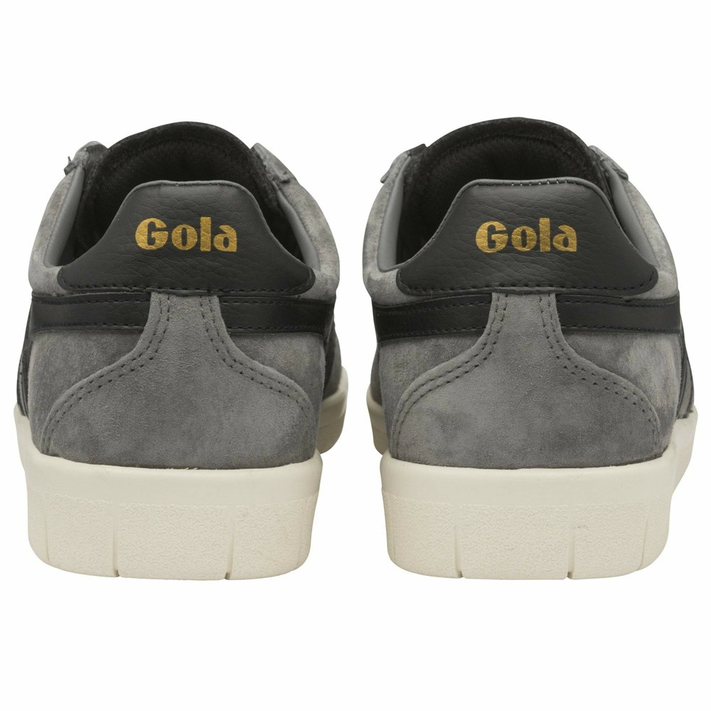 Gola Classics Hurricane Suede Men Sneakers Grey / Black / White | WDNGLX581