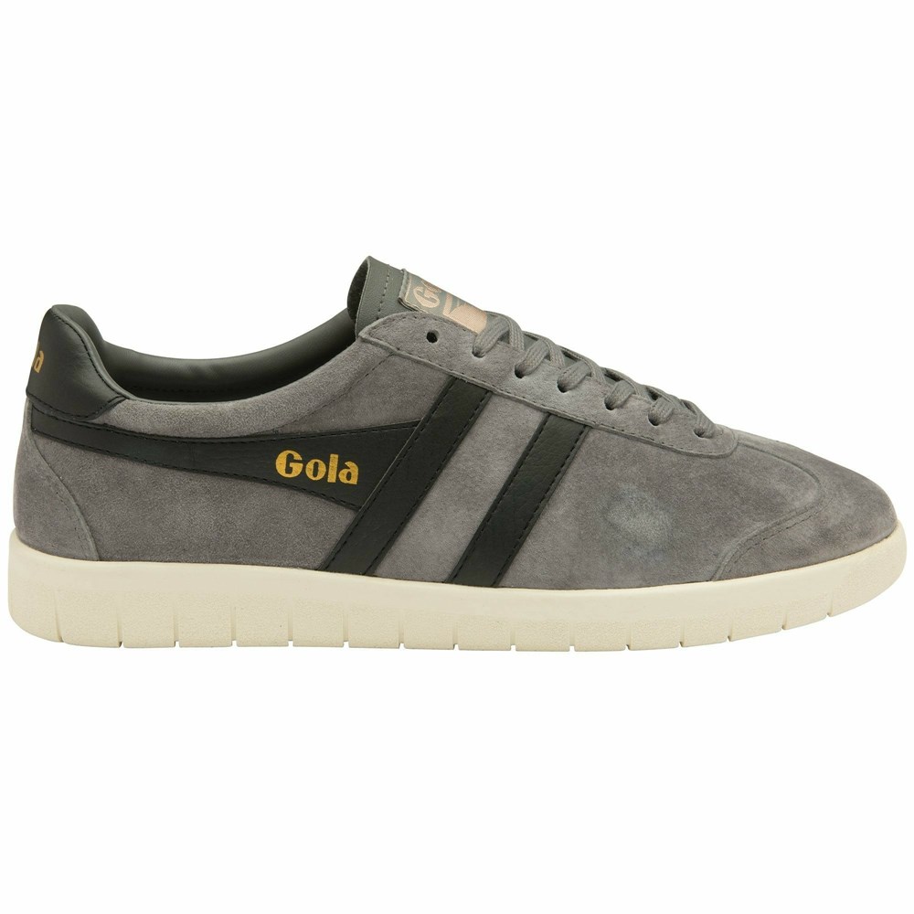 Gola Classics Hurricane Suede Men Sneakers Grey / Black / White | WDNGLX581