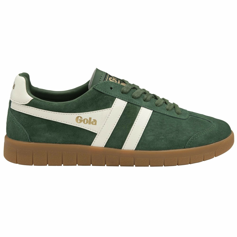 Gola Classics Hurricane Suede Men Sneakers White | KYFSAT594