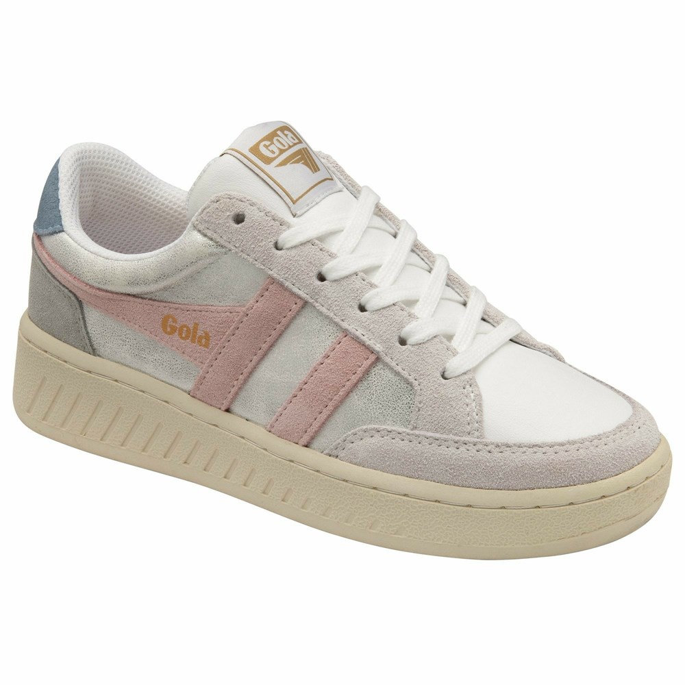 Gola Classics Superslam Blaze Women Sneakers White / Pink | TYMDHF761