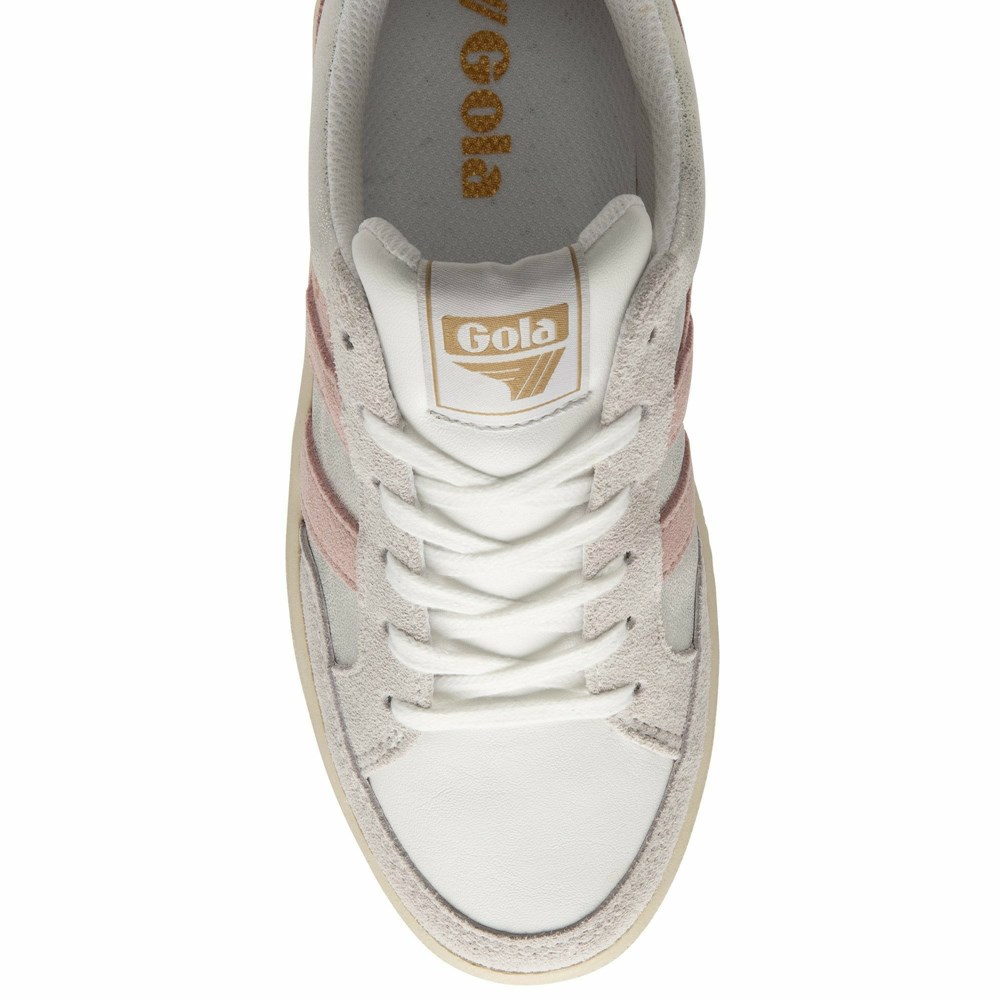 Gola Classics Superslam Blaze Women Sneakers White / Pink | TYMDHF761